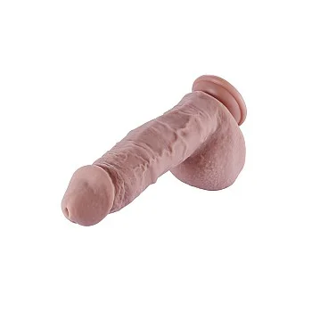 Hismith KlicLok Dildo 21 cm - Lichte huidskleur