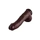 Hismith KlicLok Dildo 32 cm - Bruine huidskleur van het merk HiSmith - Realistische Dildo's - online kopen bij Masculum.nl. De discrete online seks-toys en erotisch heren ondergoed winkel voor gay & hetero mannen.
