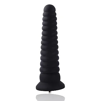 Hismith KlicLok Dildo 25 cm - Zwart