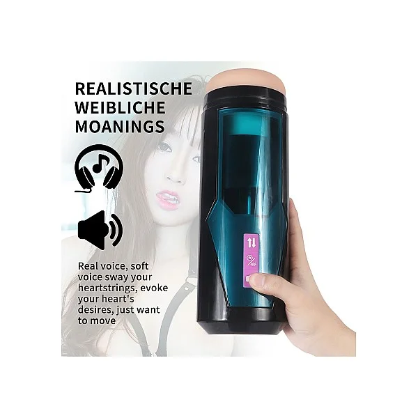 Hismith KlicLok Vibr Stroker - Lichte huidskleur van het merk HiSmith - Sleeve Masturbators - online bestellen bij Masculum.nl. De discrete online seks-toys en erotisch heren ondergoed winkel voor gay & hetero mannen.
