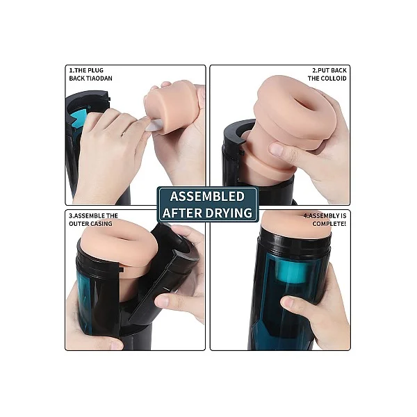 Hismith KlicLok Vibr Stroker - Lichte huidskleur van het merk HiSmith - Sleeve Masturbators - online bestellen bij Masculum.nl. De discrete online seks-toys en erotisch heren ondergoed winkel voor gay & hetero mannen.
