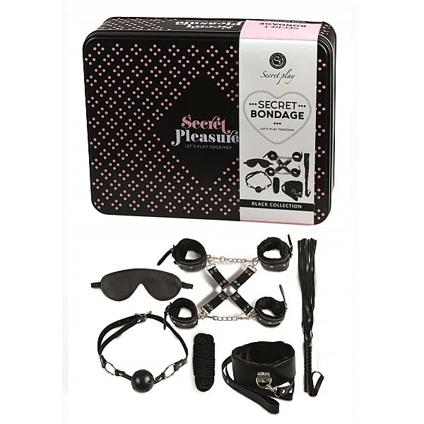 Bondage Kit - Zwart van het merk Secret Play - Bondage Sets - online bestellen bij Masculum.nl. De discrete online seks-toys en erotisch heren ondergoed winkel voor gay & hetero mannen.