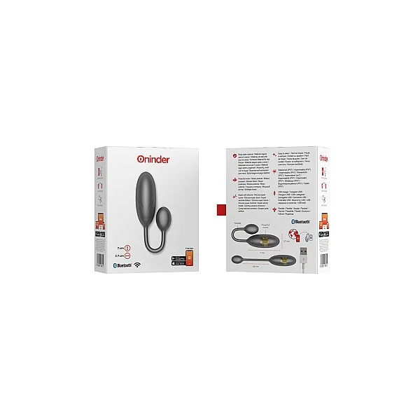 Oninder Denver Vibrating Egg + App - Zwart van het merk Oninder - Vibrerende Anaal Eitjes - online kopen bij Masculum.nl. De discrete online seks-toys en erotisch heren ondergoed winkel voor gay & hetero mannen.