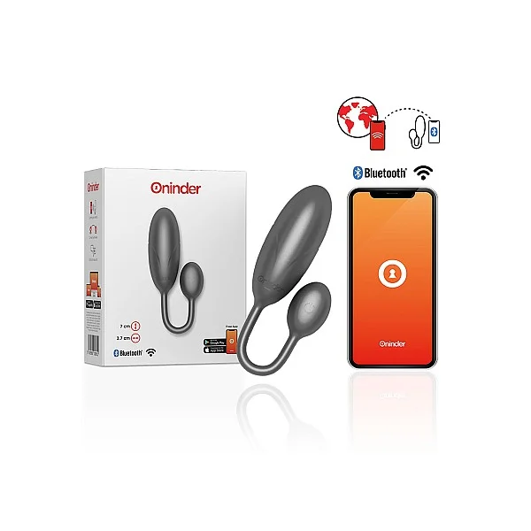 Oninder Denver Vibrating Egg + App - Zwart van het merk Oninder - Vibrerende Anaal Eitjes - online kopen bij Masculum.nl. De discrete online seks-toys en erotisch heren ondergoed winkel voor gay & hetero mannen.