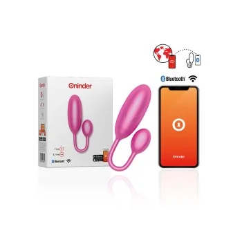 Oninder Denver Vibrating Egg + App - Roze