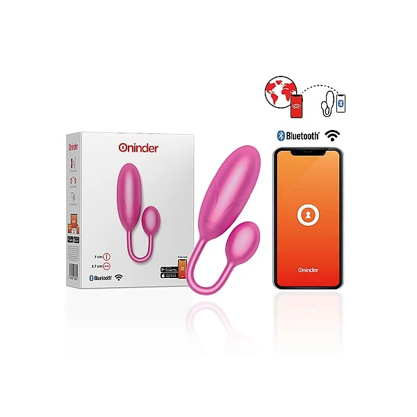 Oninder Denver Vibrating Egg + App - Roze van het merk Oninder - Waterdichte Vibrators - online kopen bij Masculum.nl. De discrete online seks-toys en erotisch heren ondergoed winkel voor gay & hetero mannen.