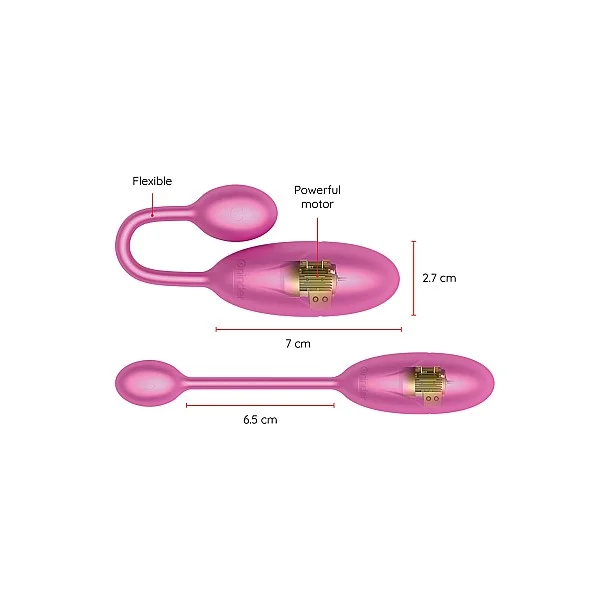 Oninder Denver Vibrating Egg + App - Roze van het merk Oninder - Waterdichte Vibrators - online kopen bij Masculum.nl. De discrete online seks-toys en erotisch heren ondergoed winkel voor gay & hetero mannen.