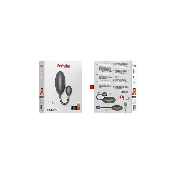 Tokyo Vibrating Egg + App - Zwart van het merk Oninder - Vibrerende Eitjes - online kopen bij Masculum.nl. De discrete online seks-toys en erotisch heren ondergoed winkel voor gay & hetero mannen.