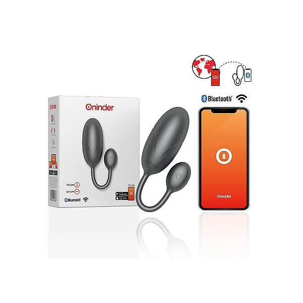 Tokyo Vibrating Egg + App - Zwart van het merk Oninder - Vibrerende Eitjes - online kopen bij Masculum.nl. De discrete online seks-toys en erotisch heren ondergoed winkel voor gay & hetero mannen.