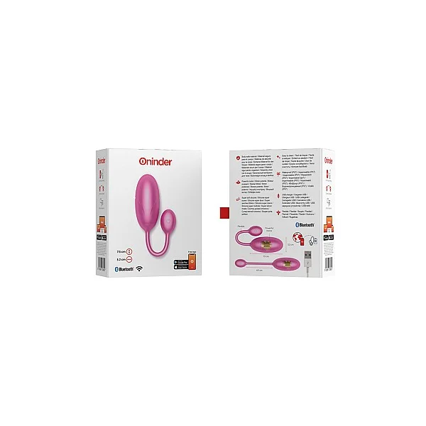 Tokyo Vibrating Egg + App - Roze van het merk Oninder - Vibrerende Eitjes - online bestellen bij Masculum.nl. De discrete online seks-toys en erotisch heren ondergoed winkel voor gay & hetero mannen.
