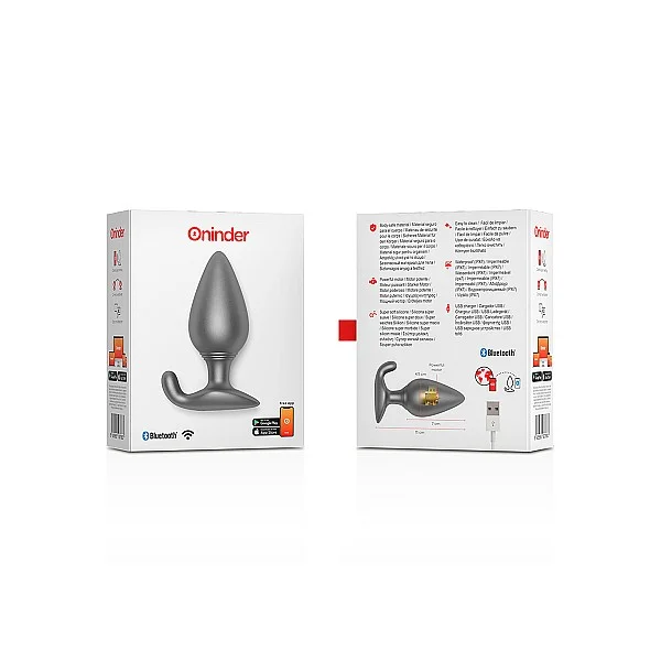 Rio Vibrating Anal Plug + App - Zwart van het merk Oninder - Buttplugs - online bestellen bij Masculum.nl. De discrete online seks-toys en erotisch heren ondergoed winkel voor gay & hetero mannen.