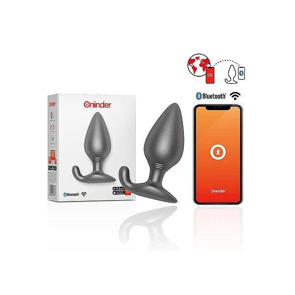 Rio Vibrating Anal Plug + App - Zwart van het merk Oninder - Buttplugs - online bestellen bij Masculum.nl. De discrete online seks-toys en erotisch heren ondergoed winkel voor gay & hetero mannen.