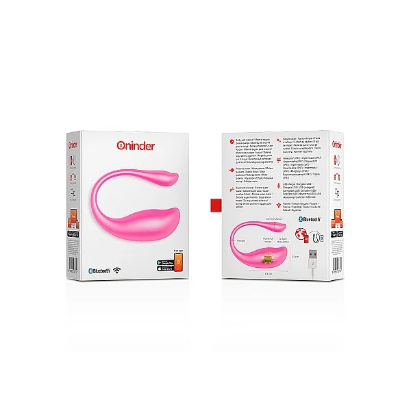 Oninder Nairobi Vibrating Egg + App - Roze van het merk Oninder - Remote Control Vibrators - online bestellen bij Masculum.nl. De discrete online seks-toys en erotisch heren ondergoed winkel voor gay & hetero mannen.