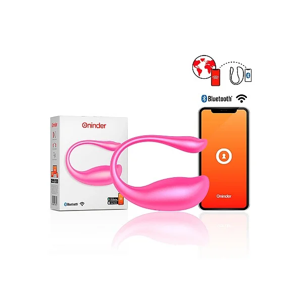 Oninder Nairobi Vibrating Egg + App - Roze van het merk Oninder - Remote Control Vibrators - online bestellen bij Masculum.nl. De discrete online seks-toys en erotisch heren ondergoed winkel voor gay & hetero mannen.