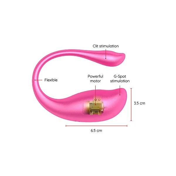 Oninder Nairobi Vibrating Egg + App - Roze van het merk Oninder - Remote Control Vibrators - online bestellen bij Masculum.nl. De discrete online seks-toys en erotisch heren ondergoed winkel voor gay & hetero mannen.