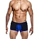 MaleBasics Neon Trunk - Blauw van het merk Malebasics - Heren Lingerie - online bestellen bij Masculum.nl. De discrete online seks-toys en erotisch heren ondergoed winkel voor gay & hetero mannen.