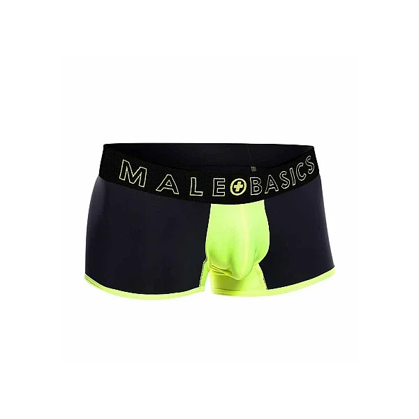 MaleBasics Neon Trunk - Geel van het merk Malebasics - Heren Lingerie - online bestellen bij Masculum.nl. De discrete online seks-toys en erotisch heren ondergoed winkel voor gay & hetero mannen.