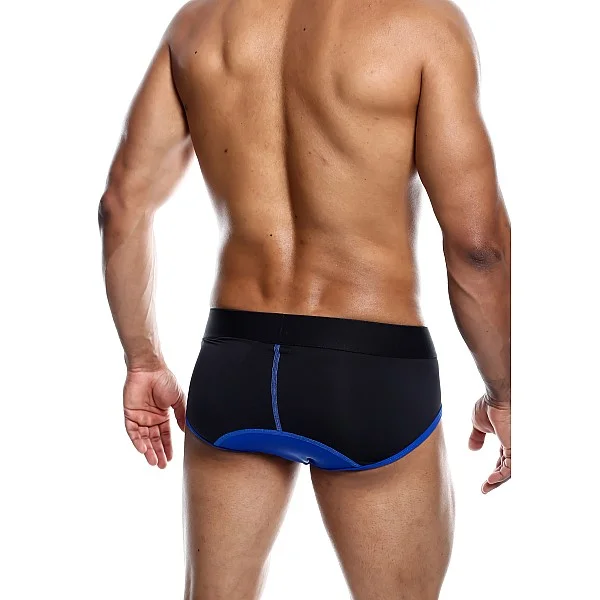 MaleBasics Neon Brief - Blauw van het merk Malebasics - Heren Lingerie - online kopen bij Masculum.nl. De discrete online seks-toys en erotisch heren ondergoed winkel voor gay & hetero mannen.