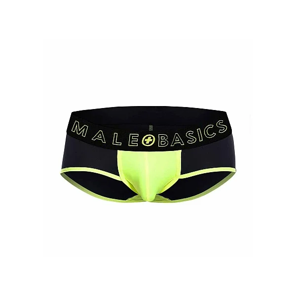 MaleBasics Neon Brief - Geel van het merk Malebasics - Heren Lingerie - online kopen bij Masculum.nl. De discrete online seks-toys en erotisch heren ondergoed winkel voor gay & hetero mannen.