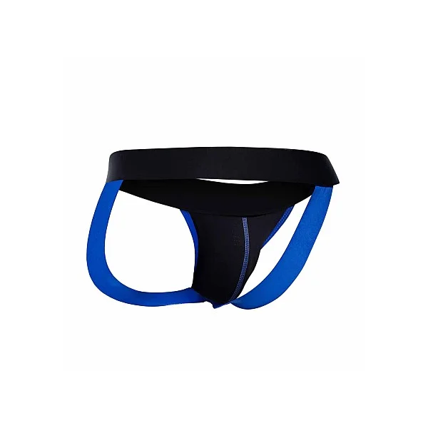 MaleBasics Neon Jock - Blauw van het merk Malebasics - Heren Lingerie - online kopen bij Masculum.nl. De discrete online seks-toys en erotisch heren ondergoed winkel voor gay & hetero mannen.