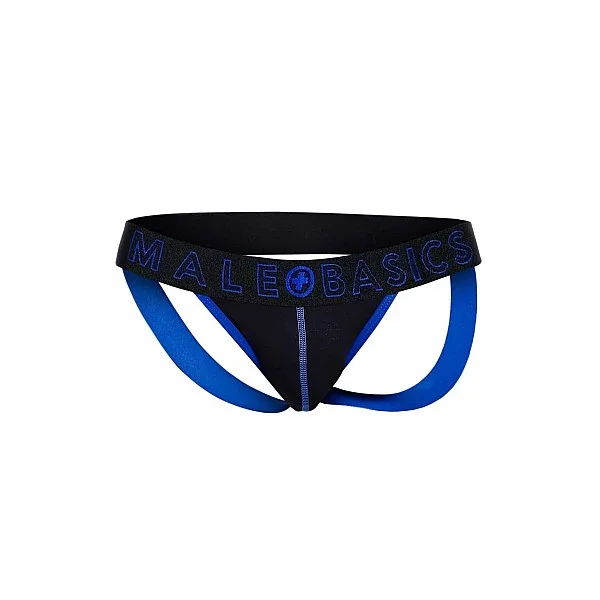 MaleBasics Neon Jock - Blauw van het merk Malebasics - Heren Lingerie - online kopen bij Masculum.nl. De discrete online seks-toys en erotisch heren ondergoed winkel voor gay & hetero mannen.