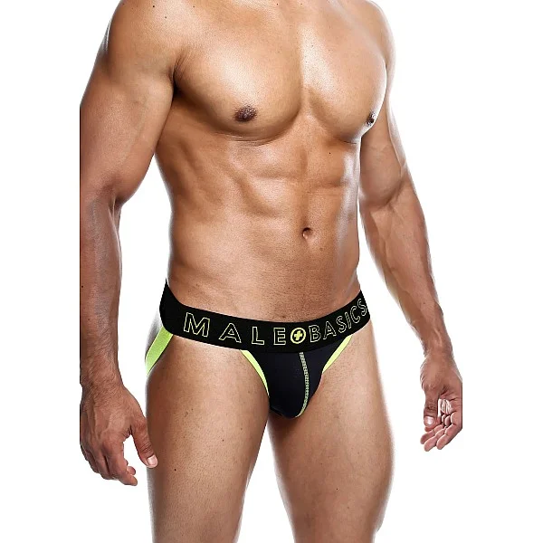 MaleBasics Neon Jock - Geel van het merk Malebasics - Heren Lingerie - online bestellen bij Masculum.nl. De discrete online seks-toys en erotisch heren ondergoed winkel voor gay & hetero mannen.