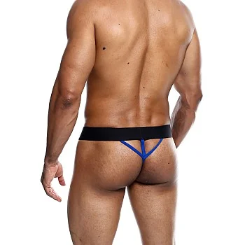 MaleBasics Neon Thong - Blauw