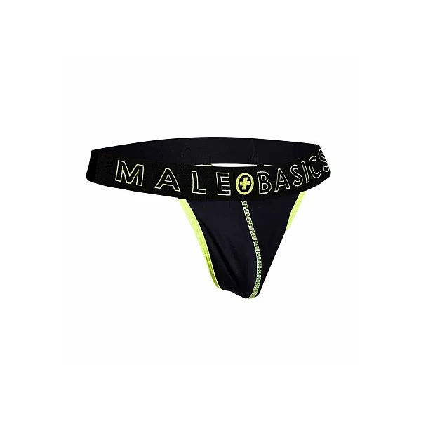 MaleBasics Neon Thong - Geel van het merk Malebasics - Heren Lingerie - online kopen bij Masculum.nl. De discrete online seks-toys en erotisch heren ondergoed winkel voor gay & hetero mannen.