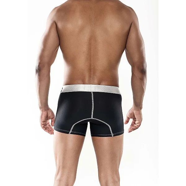 MaleBasics Microfiber Boxer - Zwart van het merk Malebasics - Heren Lingerie - online bestellen bij Masculum.nl. De discrete online seks-toys en erotisch heren ondergoed winkel voor gay & hetero mannen.