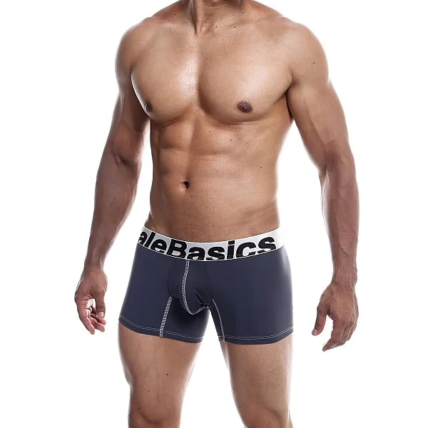 MaleBasics Microfiber Boxer - Grijs van het merk Malebasics - Heren Lingerie - online bestellen bij Masculum.nl. De discrete online seks-toys en erotisch heren ondergoed winkel voor gay & hetero mannen.