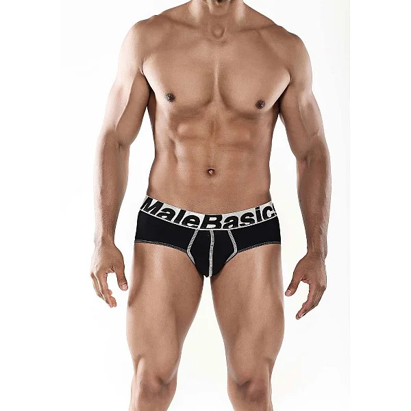 MaleBasics Microfiber Brief - Zwart van het merk Malebasics - Heren Lingerie - online kopen bij Masculum.nl. De discrete online seks-toys en erotisch heren ondergoed winkel voor gay & hetero mannen.