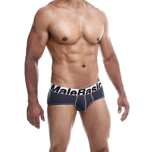 MaleBasics Microfiber Brief - Grijs van het merk Malebasics - Heren Lingerie - online bestellen bij Masculum.nl. De discrete online seks-toys en erotisch heren ondergoed winkel voor gay & hetero mannen.