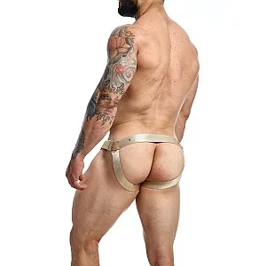 DNGEON Mirror Cockring Jockstrap - Goud