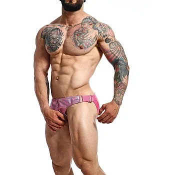 DNGEON Mirror Cockring Jockstrap - Roze