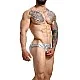 DNGEON Mirror Cockring Jockstrap - Zilver van het merk DNGEON - Jockstraps - online kopen bij Masculum.nl. De discrete online seks-toys en erotisch heren ondergoed winkel voor gay & hetero mannen.