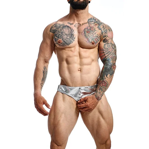 DNGEON Mirror Cockring Jockstrap - Zilver van het merk DNGEON - Jockstraps - online kopen bij Masculum.nl. De discrete online seks-toys en erotisch heren ondergoed winkel voor gay & hetero mannen.