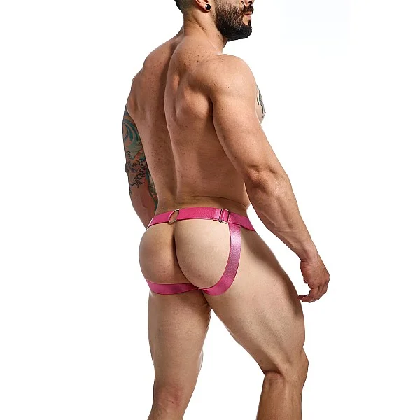 DNGEON Chain Jockstrap Mirror - Roze van het merk DNGEON - Jockstraps - online kopen bij Masculum.nl. De discrete online seks-toys en erotisch heren ondergoed winkel voor gay & hetero mannen.