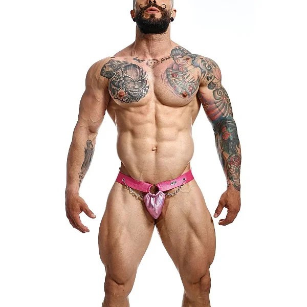 DNGEON Chain Jockstrap Mirror - Roze van het merk DNGEON - Jockstraps - online kopen bij Masculum.nl. De discrete online seks-toys en erotisch heren ondergoed winkel voor gay & hetero mannen.