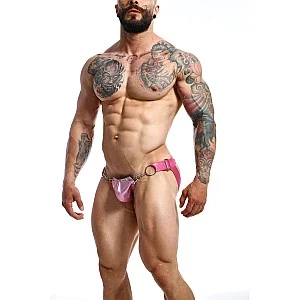 DNGEON Snap Jockstrap Mirror - Roze