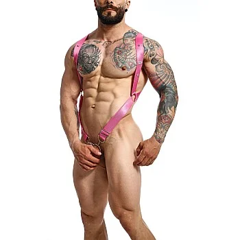 DNGEON Crossback Harness - Roze