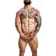 DNGEON Crossback Harness - Roze van het merk DNGEON - Harnassen - online bestellen bij Masculum.nl. De discrete online seks-toys en erotisch heren ondergoed winkel voor gay & hetero mannen.