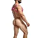 DNGEON Straigh Back Harness - Roze van het merk DNGEON - Harnassen - online bestellen bij Masculum.nl. De discrete online seks-toys en erotisch heren ondergoed winkel voor gay & hetero mannen.