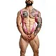 DNGEON Straigh Back Harness - Roze van het merk DNGEON - Harnassen - online bestellen bij Masculum.nl. De discrete online seks-toys en erotisch heren ondergoed winkel voor gay & hetero mannen.