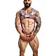DNGEON Cross Cockring Harness - Roze van het merk DNGEON - Harnassen - online bestellen bij Masculum.nl. De discrete online seks-toys en erotisch heren ondergoed winkel voor gay & hetero mannen.