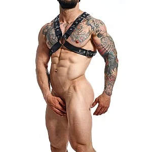 DNGEON Classic Cross Harness - Zwart