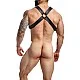 DNGEON Classic Cross Harness - Zwart van het merk DNGEON - Harnassen - online bestellen bij Masculum.nl. De discrete online seks-toys en erotisch heren ondergoed winkel voor gay & hetero mannen.