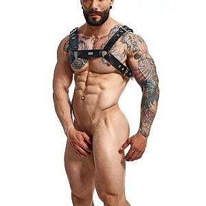 DNGEON Classic Belt Harnas - Zwart
