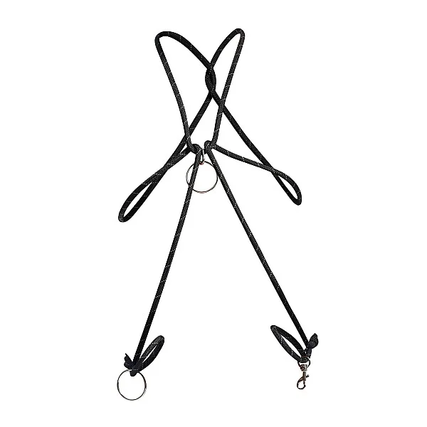 DNGEON Cock Ring Bondage Touw Harnas - Zwart van het merk DNGEON - Bondage Harnas - online kopen bij Masculum.nl. De discrete online seks-toys en erotisch heren ondergoed winkel voor gay & hetero mannen.