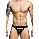 DNGEON Peekaboo Jockstrap - Zwart van het merk DNGEON - Jockstraps - online kopen bij Masculum.nl. De discrete online seks-toys en erotisch heren ondergoed winkel voor gay & hetero mannen.
