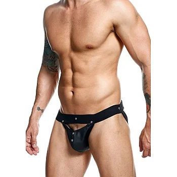 DNGEON Peekaboo Jockstrap - Zwart